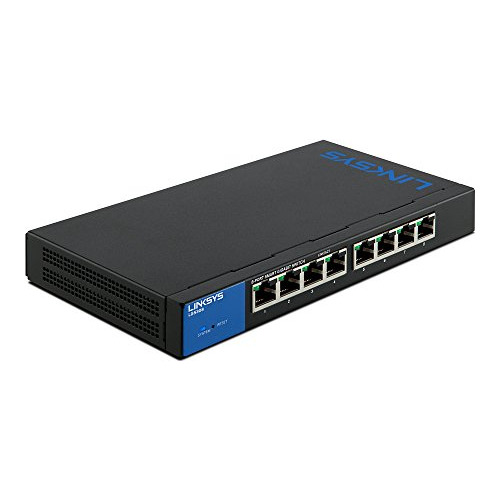 Gigabit Business Smart Switch 26 Puerto Linksys Lgs326 Azul