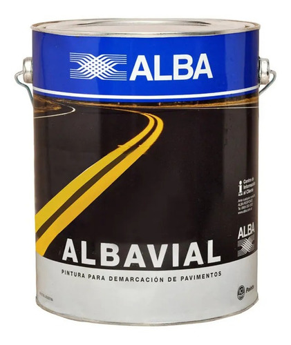 Paint For White Road Demarcation 4 Lt Albavial Miguel