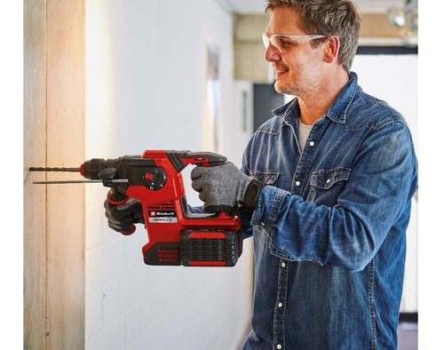 Imagen 3 de 9 de Rotomartillo Cincelador 3,2 Jou Brushless Einhell 2 Baterias