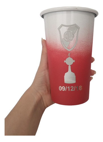 Vaso 750 Ml Grande Grabado Con Láser Modelo River 