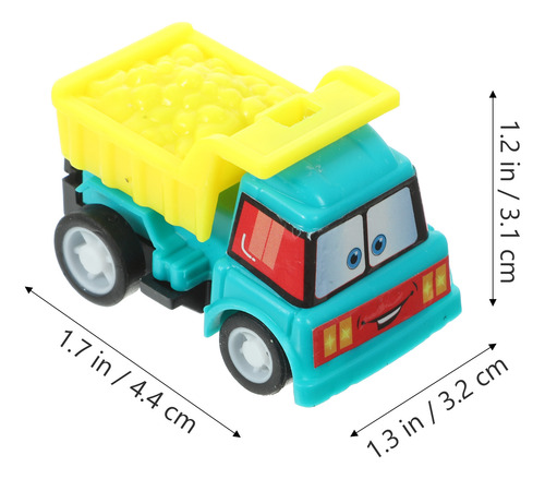 6 Pequeños Coches Retráctiles, Minicoches Retráctiles, Vehíc