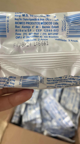 Caixa Com 60unid Uripen Tamanho 6