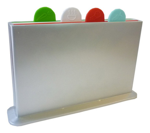 Set 4 Tablas Para Cortar Picar Diferente Color Plus Gourmet