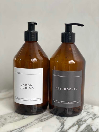 Dispenser De Vidrio 500 Ml Para Jabón/detergente