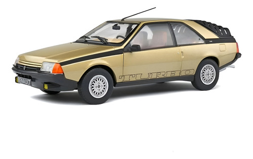Especial Escala 1/18 ! Renault Fuego Turbo Francesa 35 Cm L. Couler Or