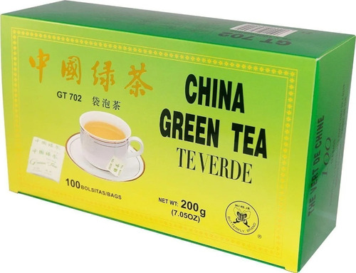 Té Butterfly Brand verde en bolsitas Té verde 200 g 100 u