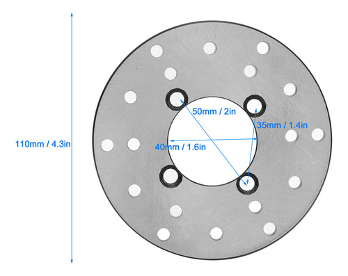 Rotor De Freno De Disco Para Todoterreno, Moto, Moto De Cros