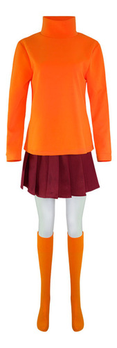 A Disfraz De Anime Velma Para Cosplay, Personaje De