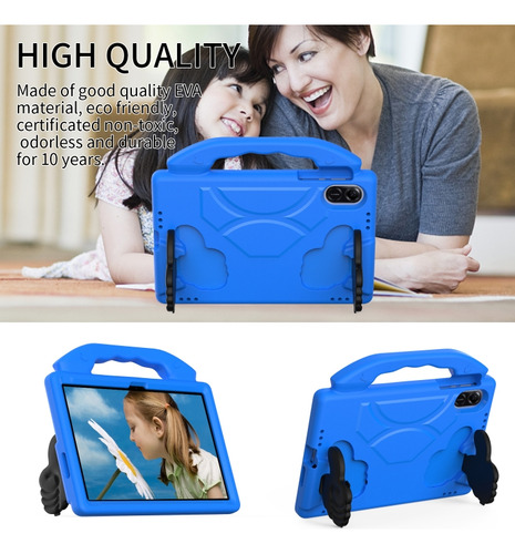 Capa Eva Com Suporte Azul Para Honor Pad X9