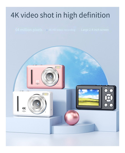Cámara Digital 4k Ccd, Cámara De Fotografía, Cámara De Video