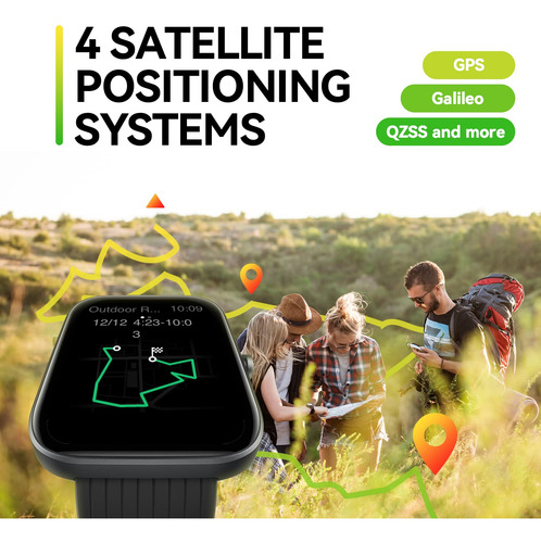 Amazfit Bip 3 Pro, Smartwatch Con Gps, Autonomía De 14 Días, Pantalla Tft Hd, 61 Modos Deportivos - Negro