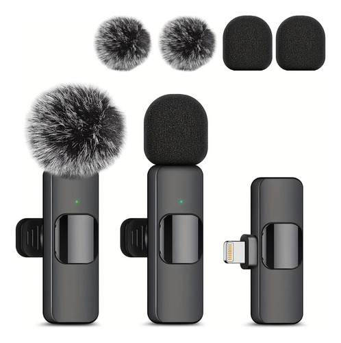 Micrófono Lavalier Inalámbrico: Para Teléfono, Usb-c, Plug &