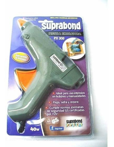 Pistola Encoladora Silicona Electrica Grande Suprabond Px300