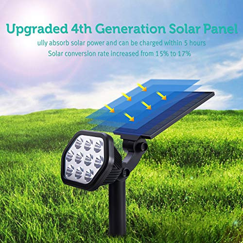 Lampara Solar Led Para Exterior Con Estaca Impermeable 4 Pz