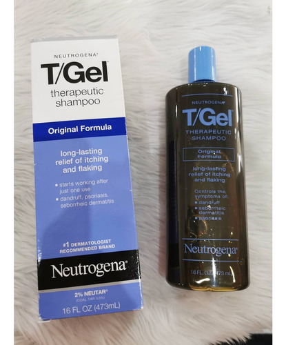 Shampoo Neutrogena T Gel 473ml Anticaspa Therapeutic Formula