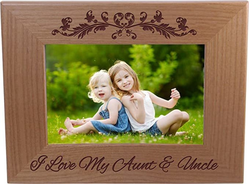 Customgiftsnow I Love My Aunt And Uncle 4-inch X 6-inch Eng