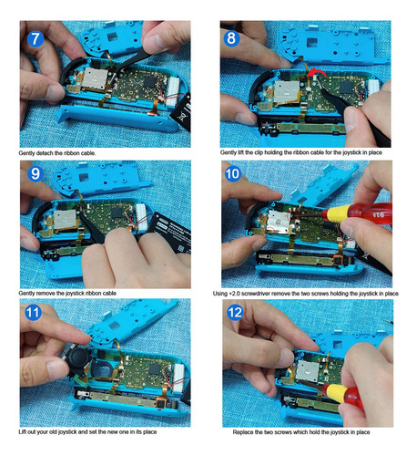 Kit De Repuesto Switch Joycon Hall Effect + Herramientas