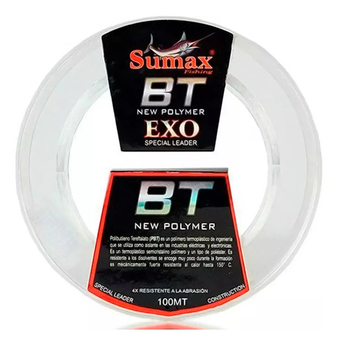 Linha Sumax Leader Fluorcarbono Exo Bt - 100m -0.30mm - 20lb