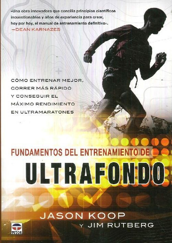 Libro Fundamentos Del Entrenamiento De Ultrafondo De Jim  Ru