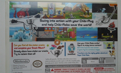3ds Chibi Robo! Zip Lash $305 Cartucho Orig Used Mikegamesmx (Usado)