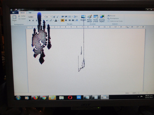 Monitor Acer, Modelo Al2416w, Lcd, Usado. Refacciones. (Usado)