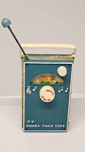 Caja Musical Tv/radio Vintage Fisher-price Toys 1968 