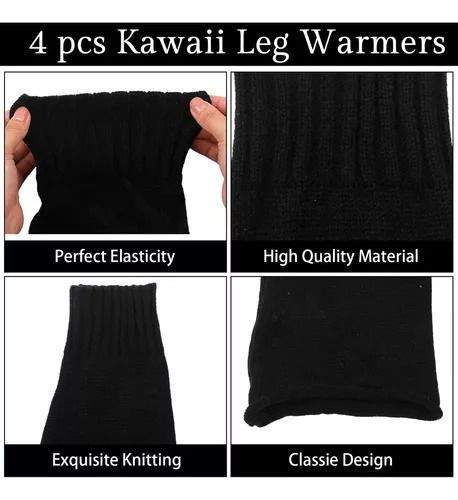 Calcetines De Punto Para Mujer, 2 Pares 1