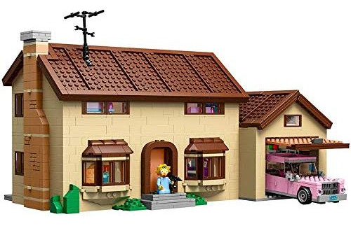 Figura Coleccionable De Lego De La Casa De Los Simpsons 7100