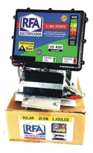 Electrificador Pastoreador Cerca - 20km Solar - Rfa Venta D