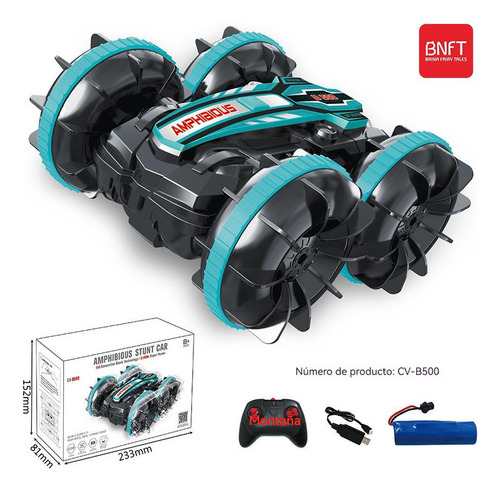 Anfibio Stunt Control Remoto Coche Dump Doble
