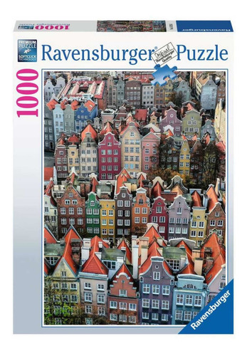 Imagen 4 de 5 de Rompecabezas Ravensburger Gdansk Polonia 1000 Pzs Puzzle