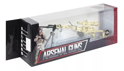 Rifle Sniper Dragunov Camuflada Miniatura Metálica - Arsenal Guns