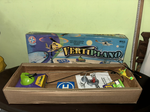 Brinquedo Vertiplano Estrela Antigo Funcionando Raro Vintage