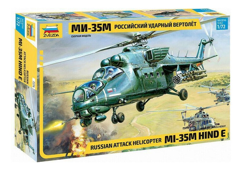 Helicoptero Mi-35m Hind E - Zvezda 7276 Escala 1/72