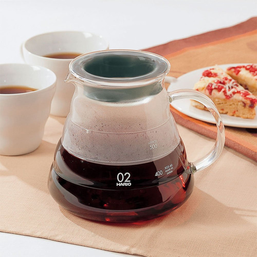 Jarra Decantadora Para Cafe Hario V60 Range Server 600 Clear