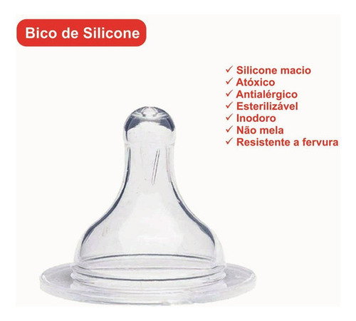 Mamadeira Aquarela Big Bico Universal Silicone Azul 240ml Liso