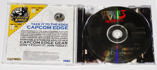 Resident Evil 3 Dreamcast Original Americano Completo - Loc