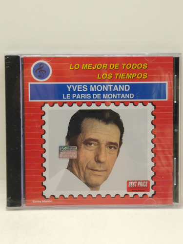 Yves Montand Lo Mejor De Todos Los Tiempos Cd Nuevo Disqrg