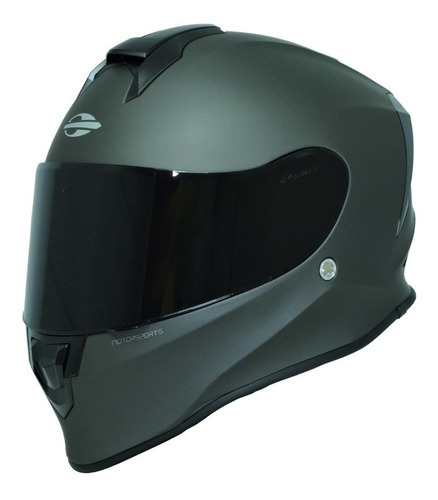 Capacete Moto Mormaii M1 Origin Cinza Escuro + Viseira Fumê Cor Origin Dark Gray + Viseira Fumê Desenho Solid Tamanho do capacete 61