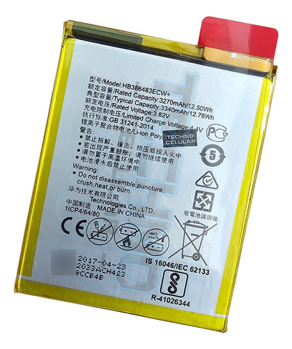 Bata Para Huawei Mate 9 Lite Hb386483ecw+ 100% Original