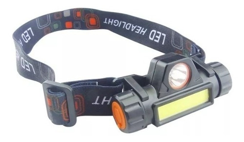 Pack10 /linterna Minero Con 1 Led+1 Ledcob C/iman Recarg Usb