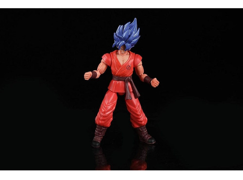Imagen 3 de 6 de Figura Goku Blue Kaioken Dragonball Super Stars
