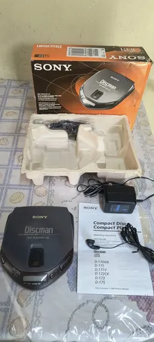 Discman Sony D-171 Com Mega Bass Na Caixa | Parcelamento sem juros