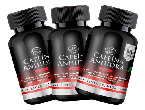 3 Cafeína Anhidrida (200 Mg Premium)