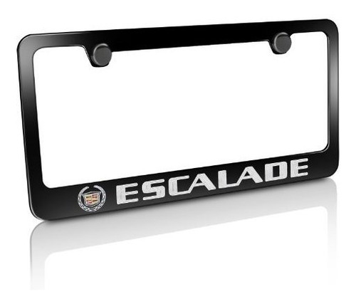 Cadillac Escalade Black License Plate Frame