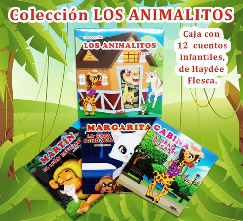 Cuentos Infantiles. Los Animalitos En Mayúsculas. Caja X12