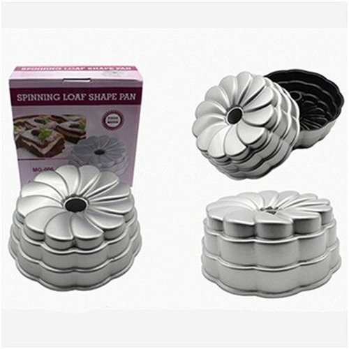 Molde Para Pastel Anti Adherente Resistente Aluminio Flor