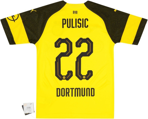 Jersey Borussia Dortmund Pulisic #22 Modelo 753310 Original