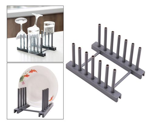2 Soporte Para Tapa Rejilla De Secado De Cocina Para Plato