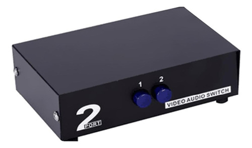 Amplificador Divisor De Sonido Y Video Av De 2 Vías Y 3 Rca